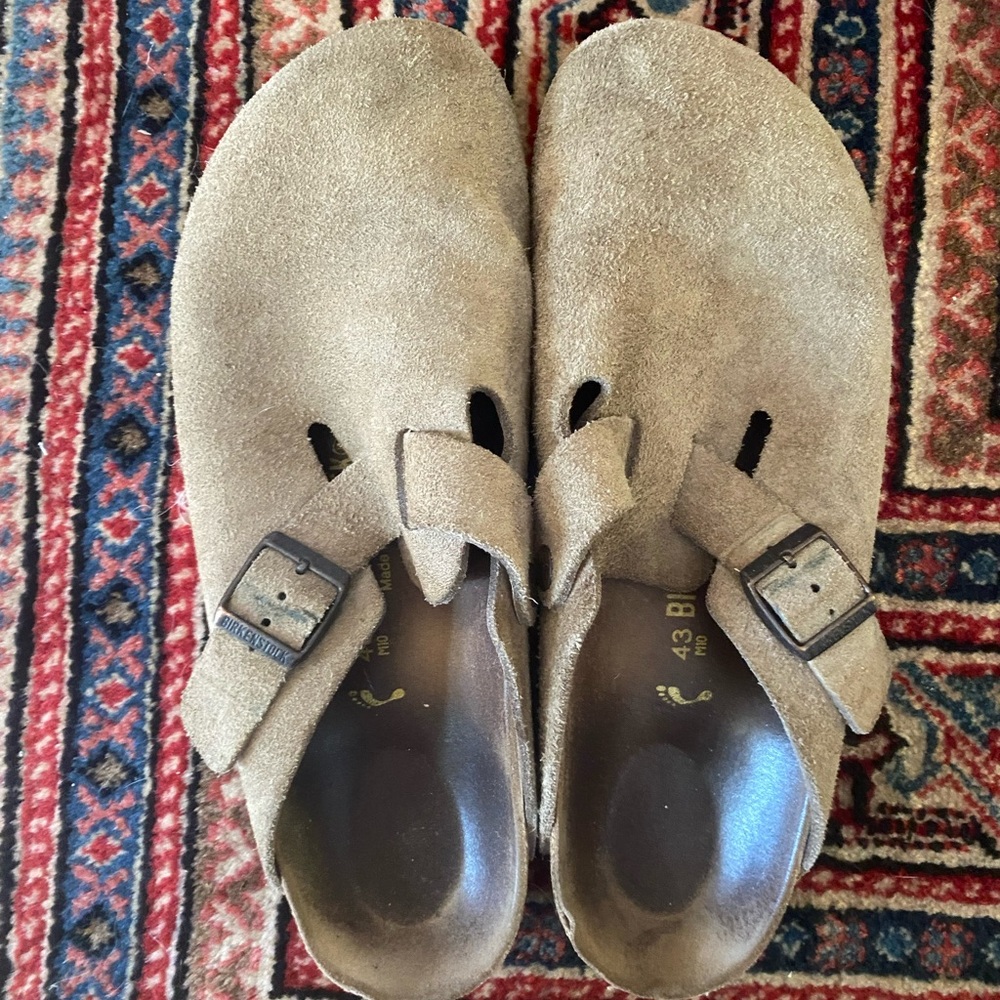 Birkenstock Suede Boston (men’s 10)